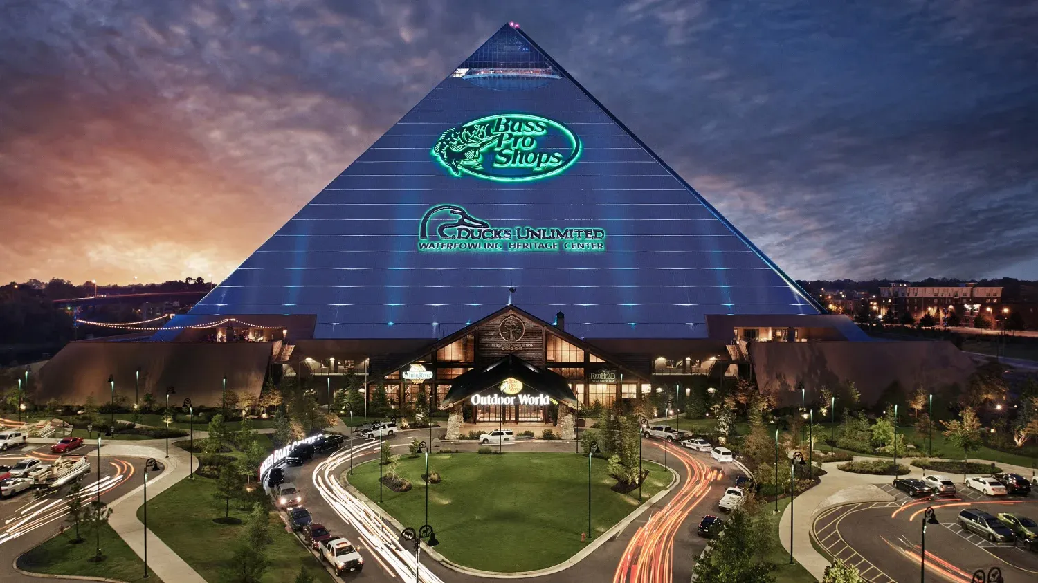 Memphis' Bass Pro Pyramid.