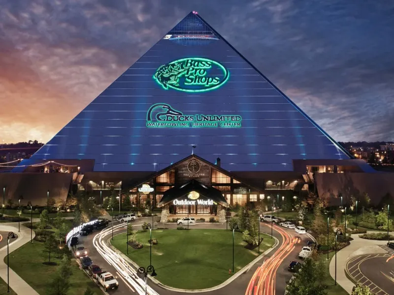 Morgan & Thornburg project - Memphis' Bass Pro Pyramid.